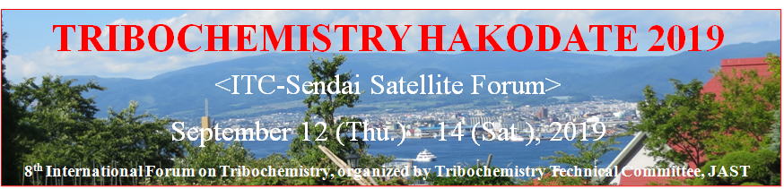 TRIBOCHEMISTRY HAKODATE 2019